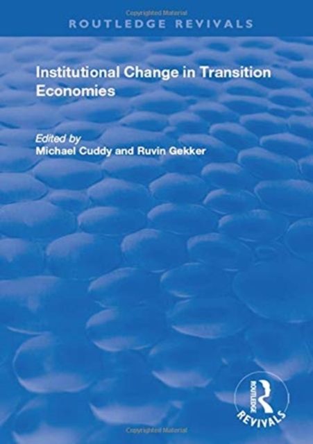 Produktbild: Cuddy, M: Institutional Change in Transition Economies