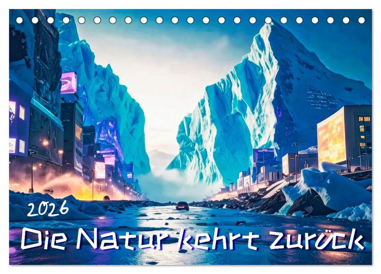 Produktbild: Die Natur kehrt zur&uuml;ck (Tischkalender 2026 DIN A5 quer), CALVENDO Monatskalender