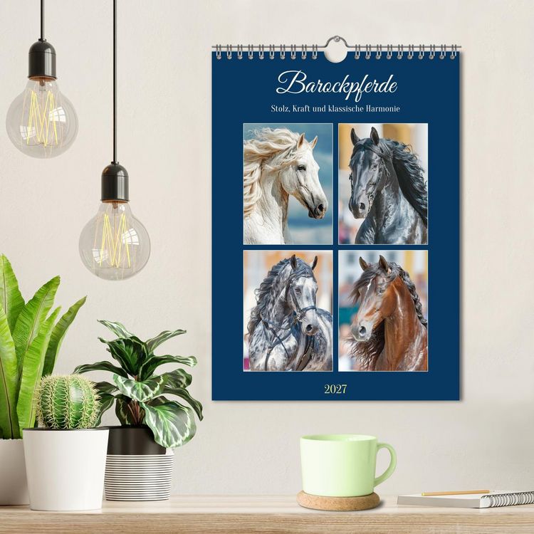 Produktbild: Barockpferde. Stolz, Kraft und klassische Harmonie (Wandkalender 2027 DIN A4 hoch), CALVENDO Monatskalender
