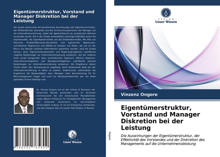 Produktbild: Eigent&uuml;merstruktur, Vorstand und Manager Diskretion bei der Leistung