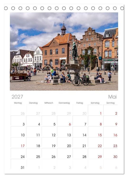 Produktbild: Tischplaner 2027 - Deutschlands sch&ouml;nste Altst&auml;dte - Schleswig-Holstein (A5 Tischkalender zum Aufstellen) CALVENDO