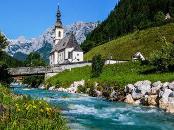Produktbild: CALVENDO Puzzle Ramsau - Alpen | 1000 Teile Lege-Gr&ouml;&szlig;e 64x48cm Foto-Puzzle f&uuml;r gl&uuml;ckliche Stunden