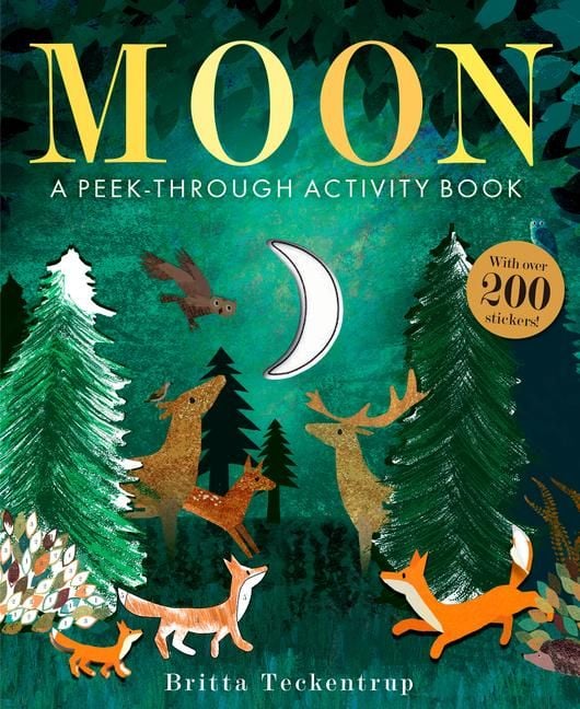 Produktbild: Moon: A Peek-Through Activity Book: With Over 200 Stickers