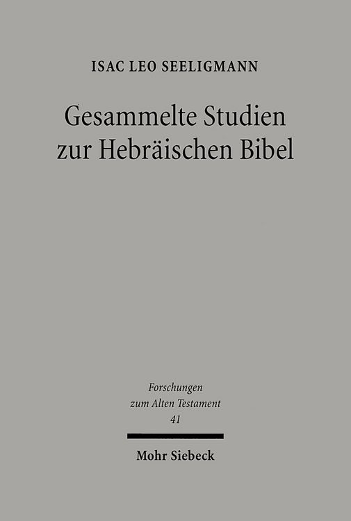 Produktbild: Gesammelte Studien zur Hebr&auml;ischen Bibel