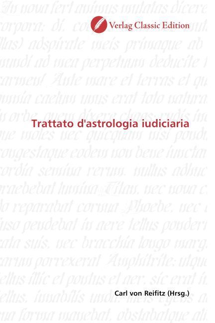 Produktbild: Trattato d'astrologia iudiciaria