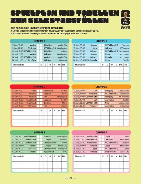 Produktbild: FIFA Fu&szlig;ball-Weltmeisterschaft 2026 - Das offizielle Buch