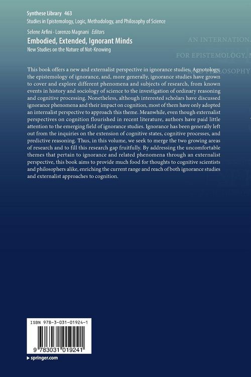 Produktbild: Embodied, Extended, Ignorant Minds