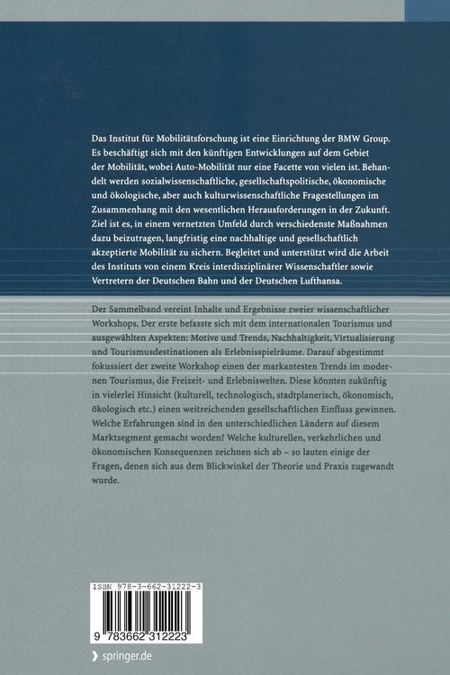 Produktbild: Erlebniswelten und Tourismus