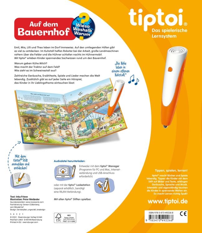 Tiptoi® Wieso? Weshalb? Warum? - Auf dem Bauernhof