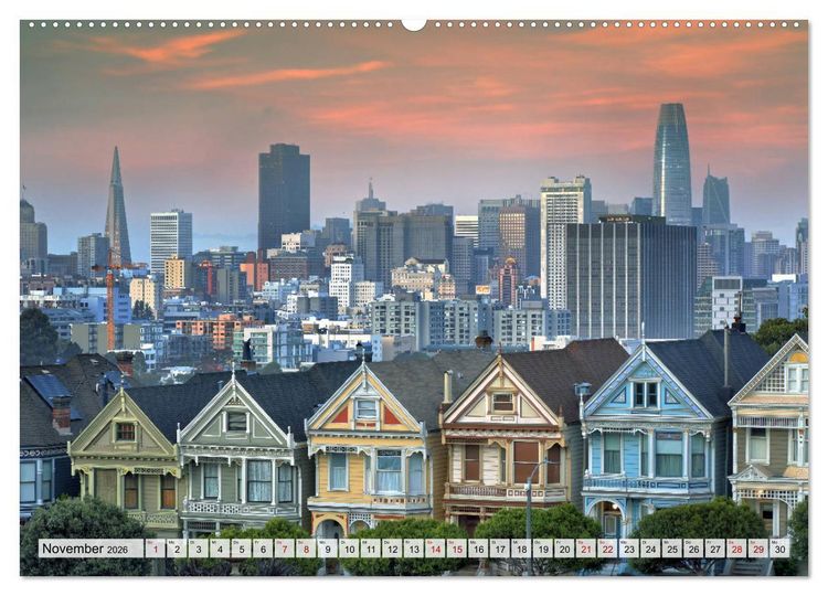 Produktbild: San Francisco - City on the Bay (hochwertiger Premium Wandkalender 2026 DIN A2 quer), Kunstdruck in Hochglanz