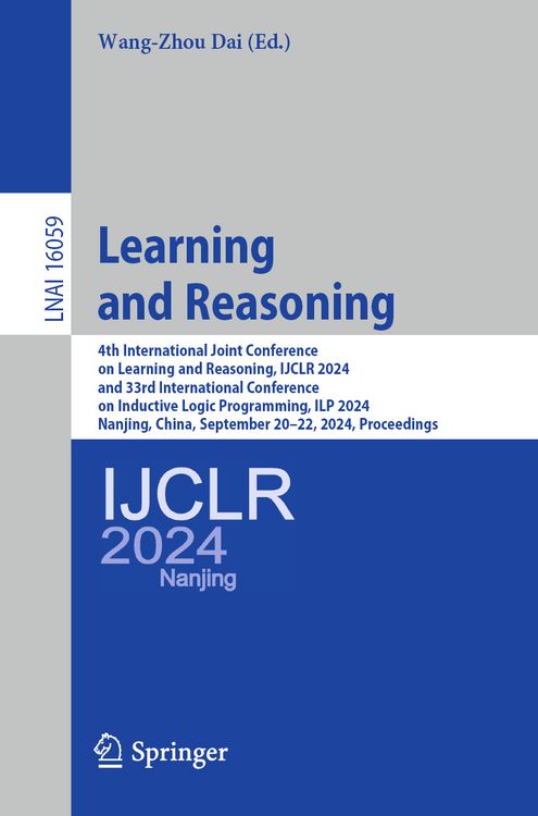 Produktbild: Learning and Reasoning