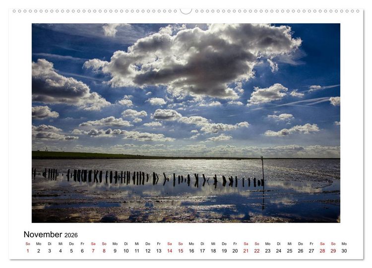 Produktbild: Friedrichskoog Spitze (Wandkalender 2026 DIN A2 quer), CALVENDO Monatskalender