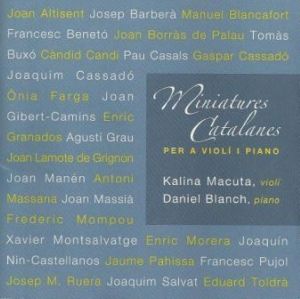Produktbild: Miniatures catalanes f&uuml;r Violine und Klavier