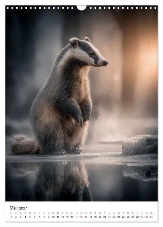 Produktbild: Tiere im Winter - eisige Eleganz (Wandkalender 2027 DIN A3 hoch), CALVENDO Monatskalender