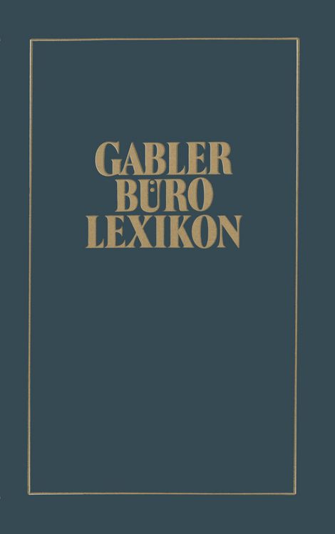 Produktbild: Gabler B&uuml;ro Lexikon