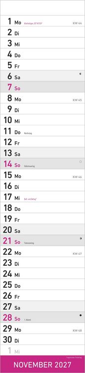 Produktbild: Streifenplaner PINK 2027