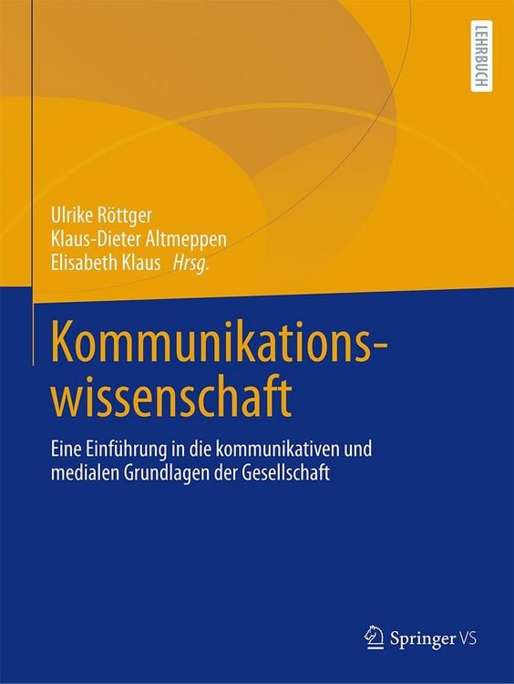 Produktbild: Kommunikationswissenschaft