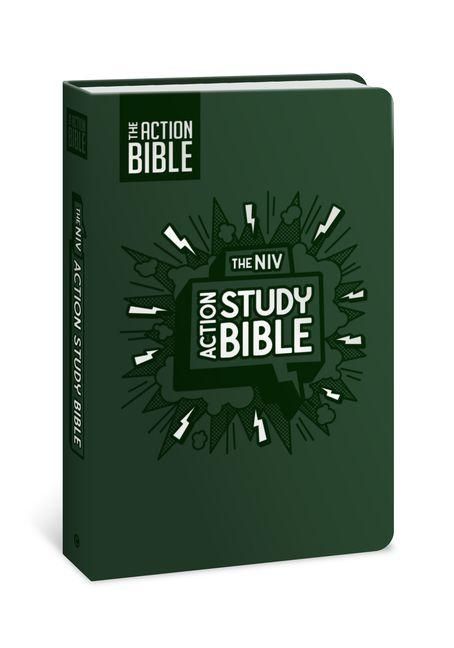 Produktbild: The NIV Action Study Bible, Leathersoft, Forest, Full Color
