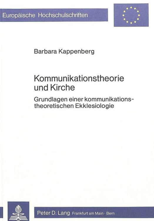 Produktbild: Kommunikationstheorie und Kirche