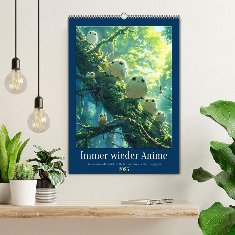 Produktbild: Immer wieder Anime (Wandkalender 2026 DIN A2 hoch), CALVENDO Monatskalender