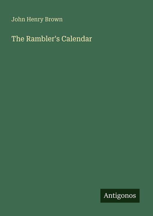 Produktbild: The Rambler's Calendar