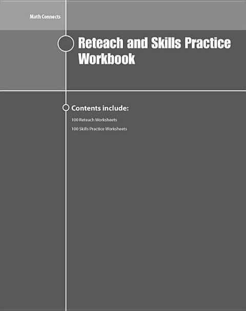 Produktbild: Math Connects Reteach and Skills Practice Workbook, Course 3