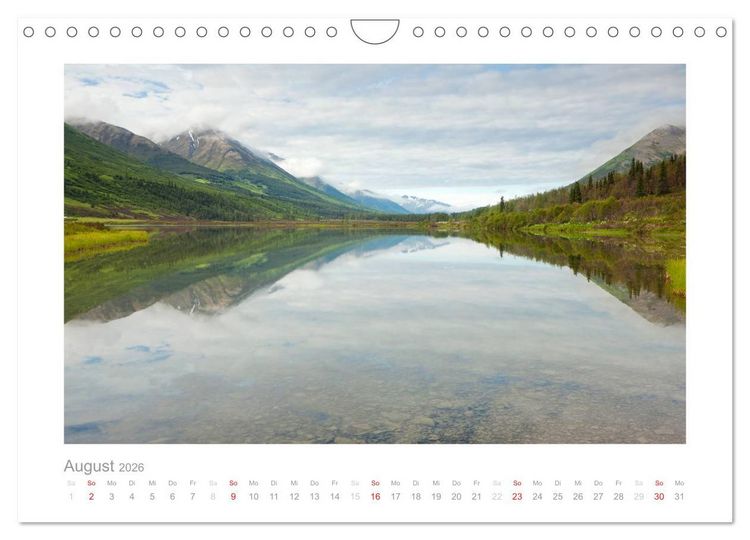 Produktbild: Alaska 2026 (Wandkalender 2026 DIN A4 quer), CALVENDO Monatskalender