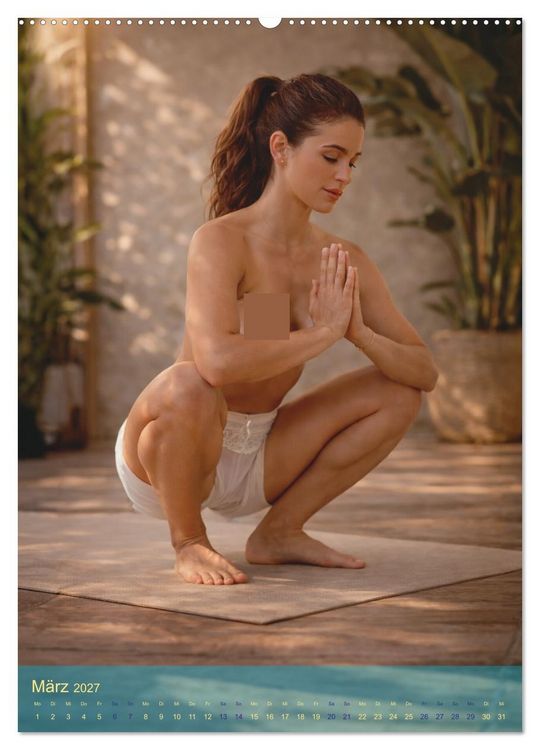 Produktbild: Sinnliches Yoga (hochwertiger Premium Wandkalender 2027 DIN A2 hoch), Kunstdruck in Hochglanz