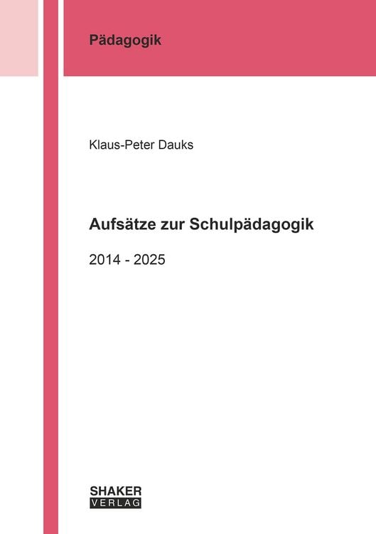 Produktbild: Aufs&auml;tze zur Schulp&auml;dagogik
