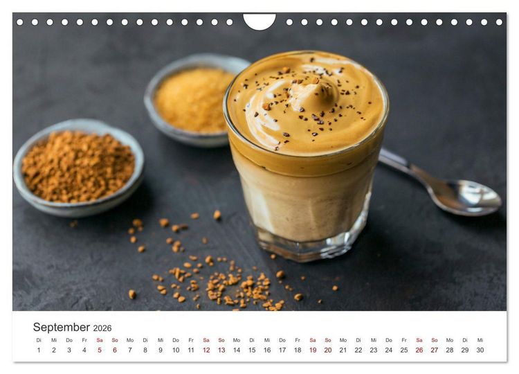 Produktbild: Genussmomente Kaffee (Wandkalender 2026 DIN A4 quer), CALVENDO Monatskalender