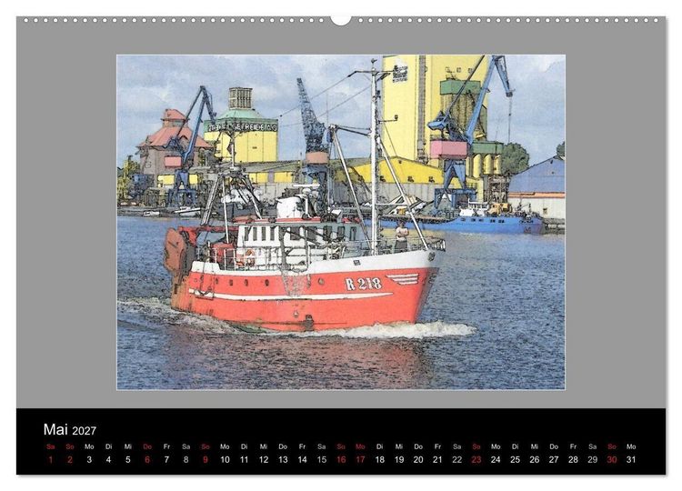 Produktbild: Am Nord- Ostsee-Kanal (Wandkalender 2027 DIN A2 quer), CALVENDO Monatskalender