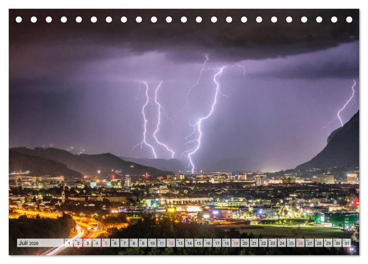 Produktbild: Innsbruck - Hauptstadt der Alpen (Tischkalender 2026 DIN A5 quer), CALVENDO Monatskalender