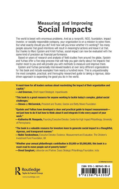 Produktbild: Measuring and Improving Social Impacts