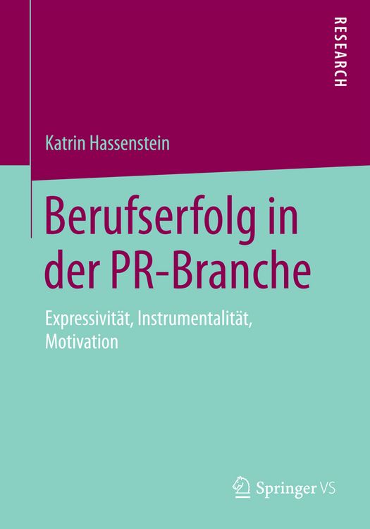Produktbild: Berufserfolg in der PR-Branche