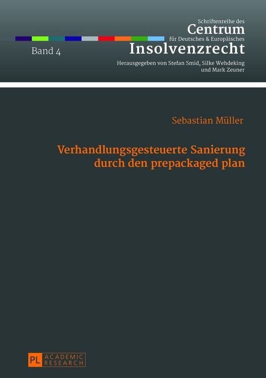 Produktbild: Verhandlungsgesteuerte Sanierung durch den prepackaged plan