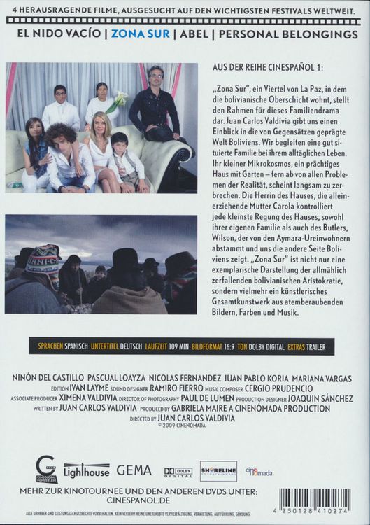 Produktbild: Zona Sur - Cine Spanol 1 (OmU)