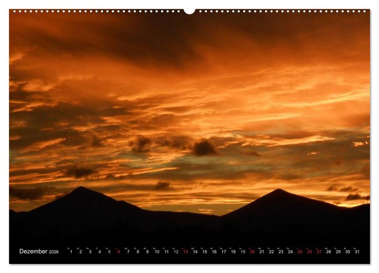 Produktbild: Lanzarote - Kanarische Inseln (hochwertiger Premium Wandkalender 2026 DIN A2 quer), Kunstdruck in Hochglanz
