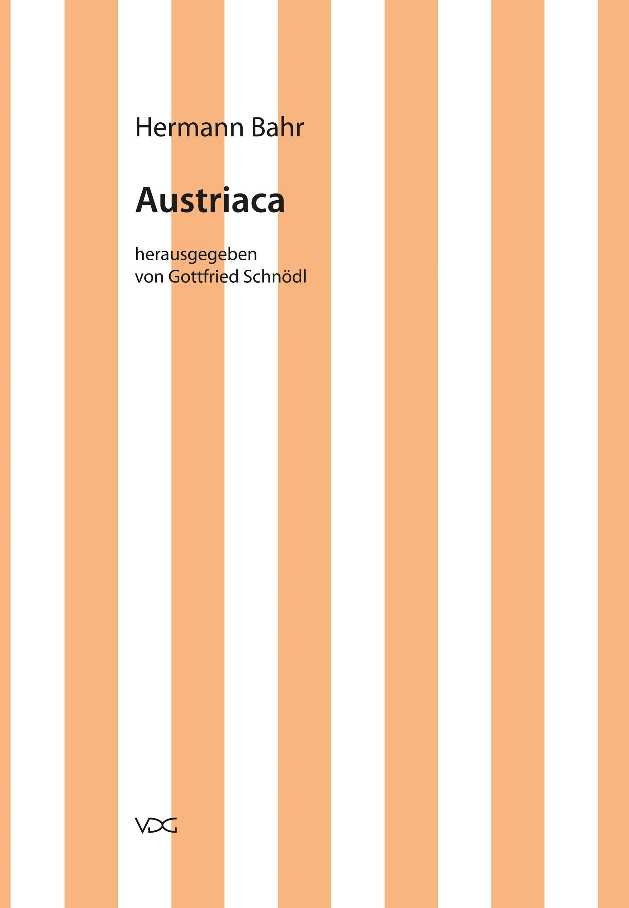 Produktbild: Hermann Bahr / Austriaca