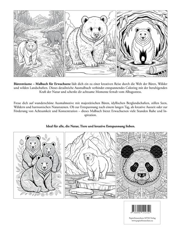 Produktbild: B&auml;rentr&auml;ume - Entspannung - Natur - Achtsamkeit
