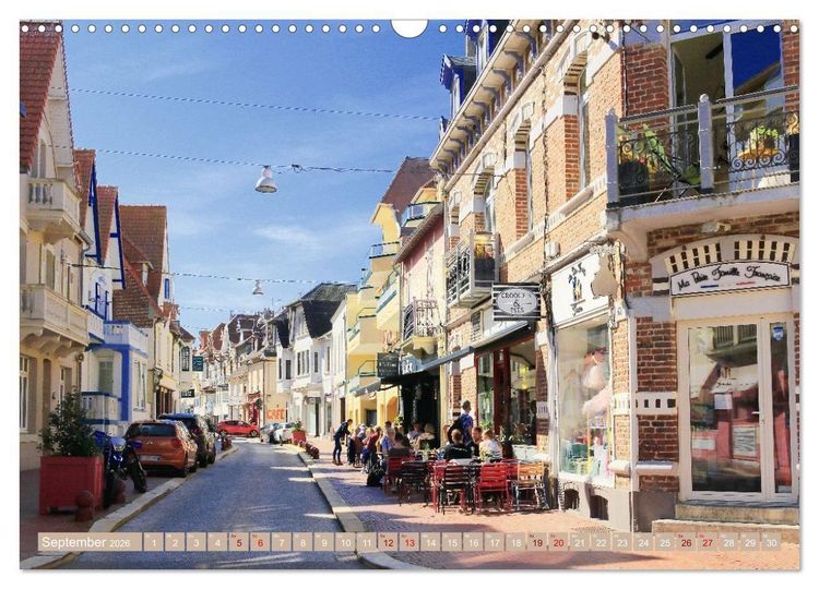 Produktbild: Le Touquet-Paris-Plage - Perle der franz&ouml;sischen Opalk&uuml;ste (Wandkalender 2026 DIN A3 quer), CALVENDO Monatskalender