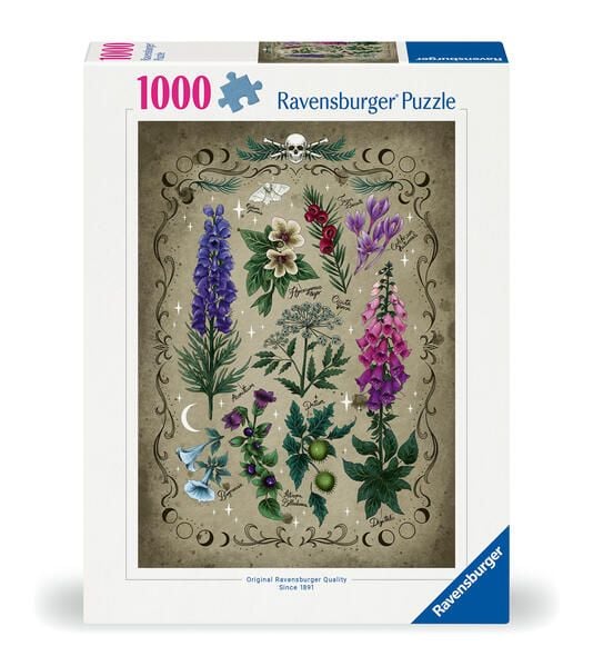 Produktbild: Erwachsenenpuzzle 1000 Teile - Giftpflanzen
