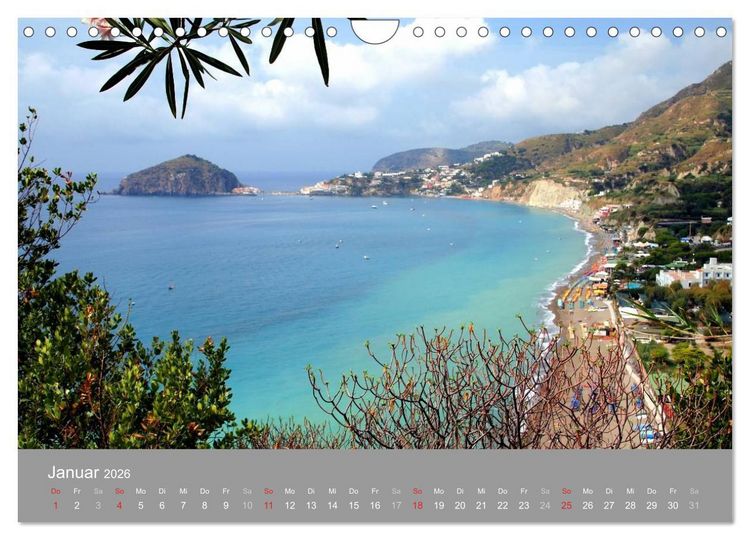 Produktbild: Ischia, die gr&uuml;ne Insel (Wandkalender 2026 DIN A4 quer), CALVENDO Monatskalender