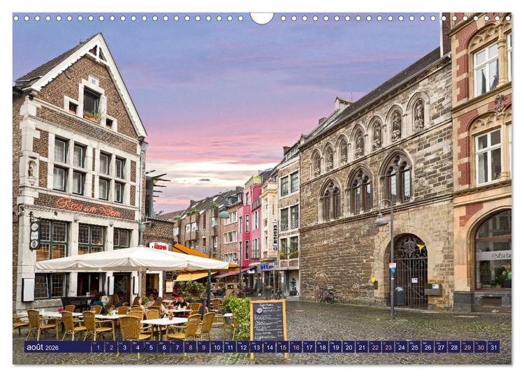 Produktbild: AIX-LA-CHAPELLE Ville imp&eacute;riale (Calendrier mural 2026 DIN A3 vertical), CALVENDO calendrier mensuel