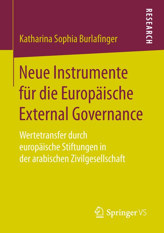 Produktbild: Neue Instrumente f&uuml;r die Europ&auml;ische External Governance