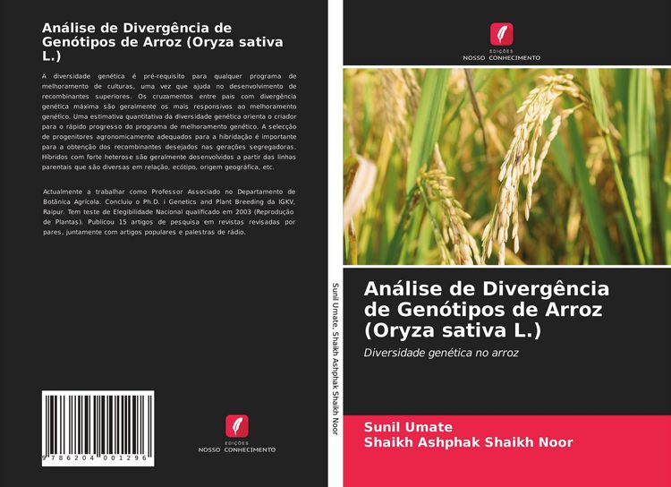 Produktbild: An&aacute;lise de Diverg&ecirc;ncia de Gen&oacute;tipos de Arroz (Oryza sativa L.)