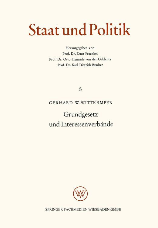 Produktbild: Grundgesetz und Interessenverb&auml;nde