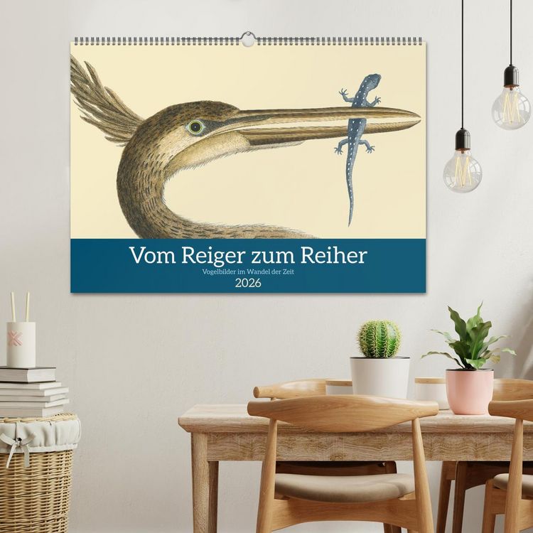 Produktbild: Vom Reiger zum Reiher (Wandkalender 2026 DIN A2 quer), CALVENDO Monatskalender