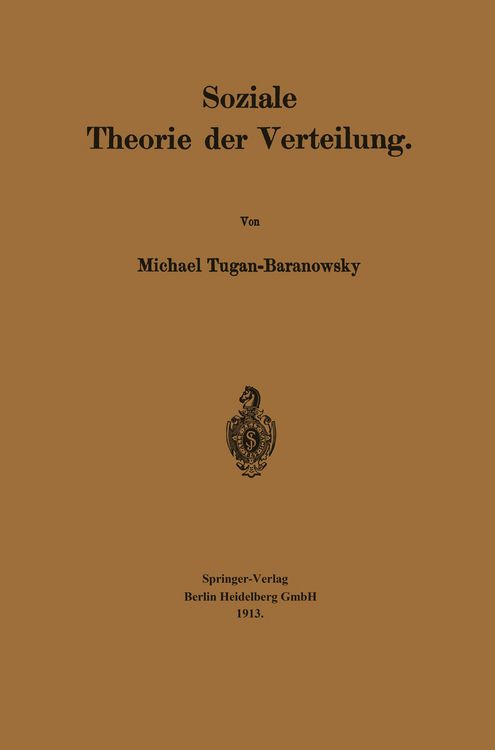 Produktbild: Soziale Theorie der Verteilung