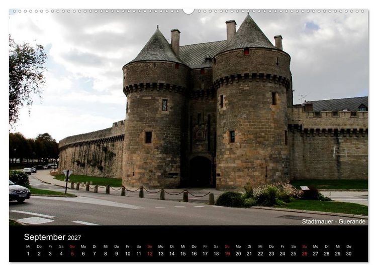 Produktbild: Bretagne - Zwischen Meer und Geschichte (Wandkalender 2027 DIN A2 quer), CALVENDO Monatskalender