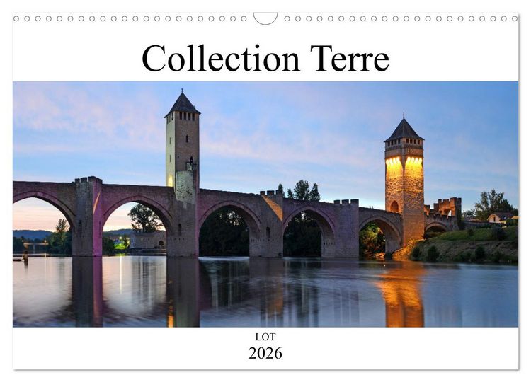 Produktbild: Collection Terre LOT (Calendrier mural 2026 DIN A3 vertical), CALVENDO calendrier mensuel
